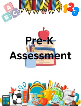Preview of Pre-k Assessment/Kindergarten Readiness