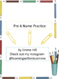 Pre-k Name Practice