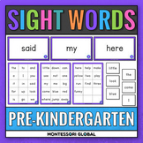 Pre-k Sight Words | Google Slides, Posters and Flash Cards