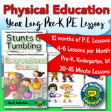 Pre-kindergarten Physical Education Year Long Lesson Plans