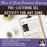 Pre-listening Spanish Activity for Any Song