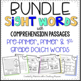 Pre-primer, Primer, and 1st Grade Sight Word Practice and 