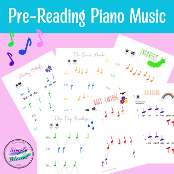 Preview of Pre-reading Piano Music for All Ages