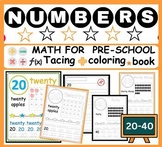 Pre-school - Numbers: Trace & Find 20-40- Coloring - Writi