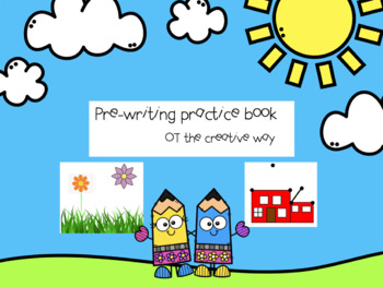 Preview of Pre-writing activity book