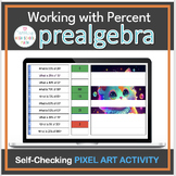 PreAlgebra Working with Percent Pixel Art