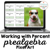 PreAlgebra Working with Percent Scrambled Pixel Art