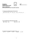 PreCalculus 11 Comprehensive Final Exam with SOLUTIONS