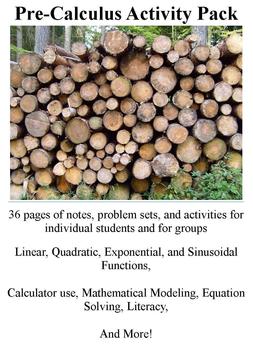 Preview of PreCalculus Activity Pack