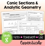 Conic Sections & Analytic Geometry Essentials with Lesson 