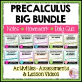 PreCalculus Curriculum Big Bundle (No SMART Board)