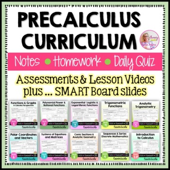 Preview of PreCalculus Curriculum | Flamingo Math