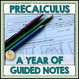 PreCalculus Curriculum Guided Notes and Video Lessons | Fl