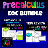 PreCalculus EOC Review and Exam Bundle