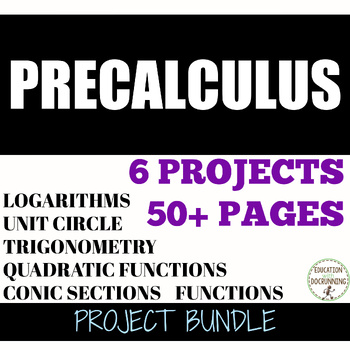 Preview of PreCalculus Project Bundle