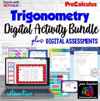 Preview of PreCalculus Trig  Digital Activities Big Bundle plus Printables*