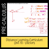 PreCalculus Unit 10: Vectors