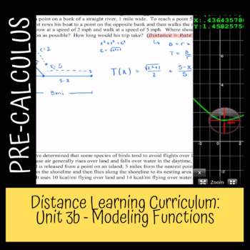 Preview of PreCalculus Unit 3b: Modeling Functions