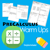 PreCalculus Warm Ups