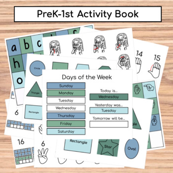 Preview of PreK-1st Activity Book