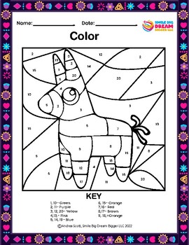 star pinata coloring page