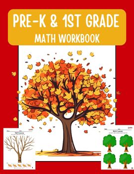 Preview of PreK- 2nd Grade Fall-Themed Math Addition Worksheet Bundle: Fine Motor Skills