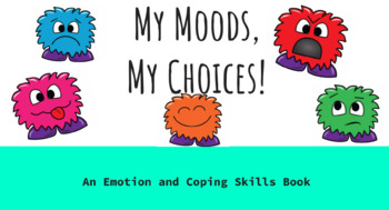 Preview of PreK - 2nd Grade SEL, Coping Skills Calm Down Corner Booklet