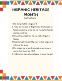 PreK-5th Learn Spanish Countries & Vocabulary BINGO-Hispan