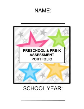 Memory Book Portfolio Keepsake for Preschool PreK Kindergarten