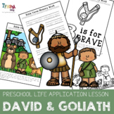 PreK Bible Lesson: David and Goliath