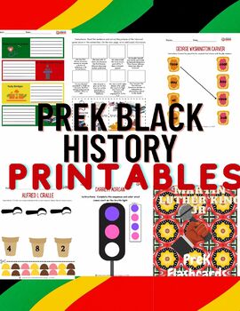 Preview of PreK-Black History Month Activities: Inventors/Inventions Art & Craft