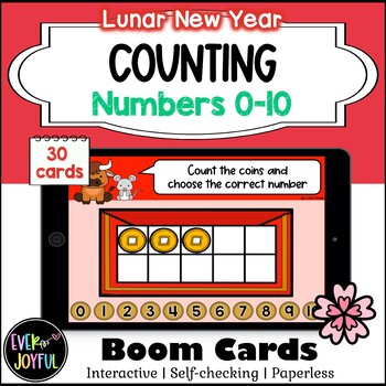 Chinese New Year Red Envelope Count And Clip by Kathy's Kreations