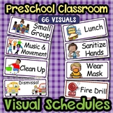 Visual Schedule & Center Labels ~EDITABLE~ PreK Classroom