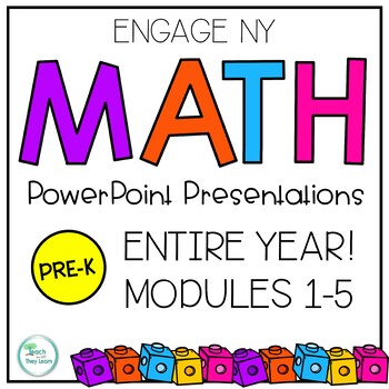 Preview of PreK Engage NY Math PowerPoint Presentations ENTIRE YEAR!