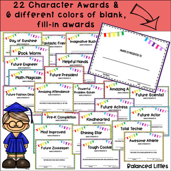 PreK Graduation Certificates & Awards with Google Slides Slideshow ...