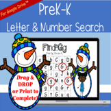 PreK-K Letter & Number Search for Google Drive™