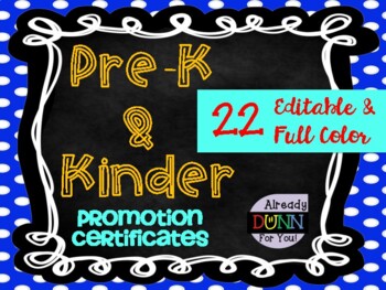 PreK Kindergarten Promotion Certificates: Landscape by Already Dunn