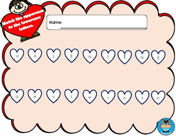 Preview of PreK/Kindergarten Valentine Worksheets