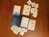 PreK Kindergarten task box ELA Phonics Uppercase Lowercase