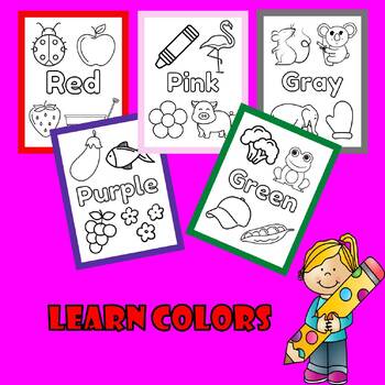 PreK Learn Colors Worksheet Prinatble | PreK First week of school Fun ...