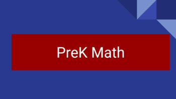 Preview of PreK Math Slides