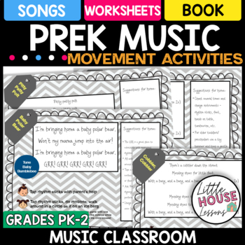 Preview of PreK Music and Movement Activities