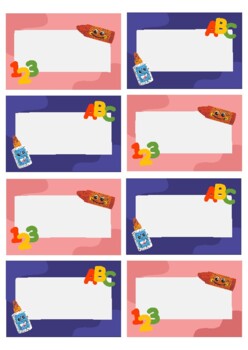 PreK Name Tag by Caitlin Williams | TPT