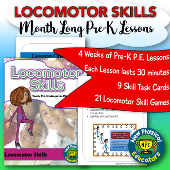 Preview of PreK Physical Education Locomotor Skills Unit