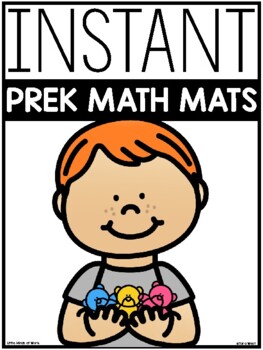 Preview of PreK (Preschool) INSTANT Math Aligned Center Mats