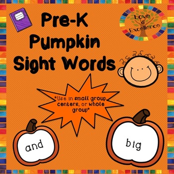 Preview of PreK Sight Words- 40 Sight Word Practice Activity Cards