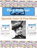 PreK Spanish Colors Recognition | Women's History Month Ma