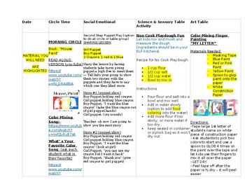 PreK Sub Plan Mouse Paint By Mrs Chelsea Welsey TPT   Original 9663902 1 