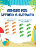 PreK Summer Alphabet Flip Flops Letter ABC Letter Art & Cr