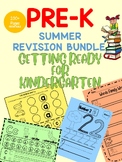 PreK Summer review bundle English & Math - revision before